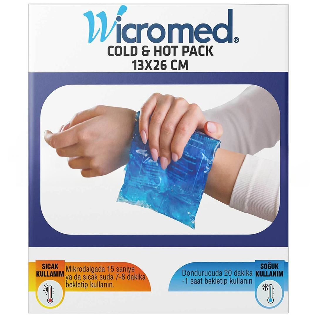 Wicromed Termojel Cold & Hot Pack Orta 26x13 cm - Alez Kılıflı