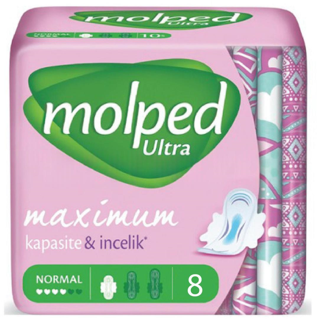 Molped Ultra Kuruluk Normal Hijyenik Ped 8'li