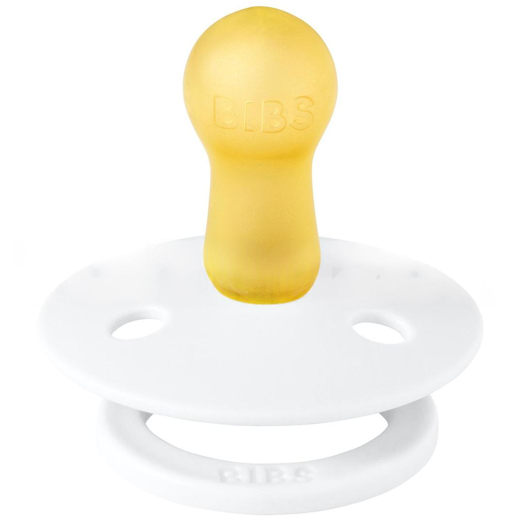 Bibs Colour Kauçuk 0-6 Ay Emzik - Ivory