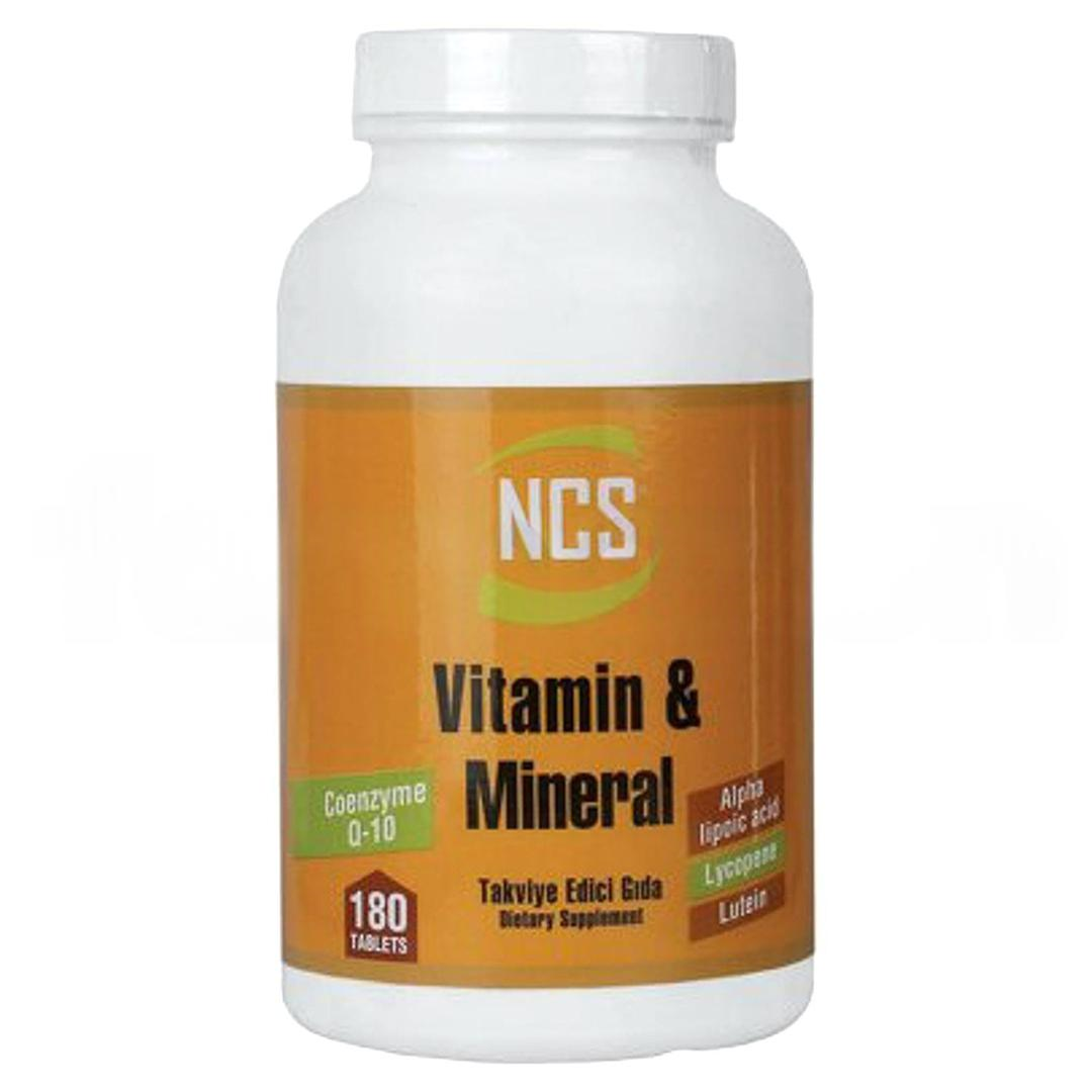 NCS Multivitamin Co-Q10 Alfa Lipoik Asit Lutein Likopen İlaveli 180 Tablet