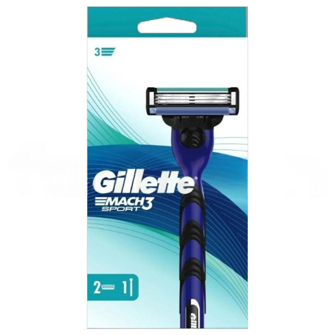 Gillette Mach 3 Start Aqua Grip Tıraş Bıçağı + Yedek Bıçak 2'li