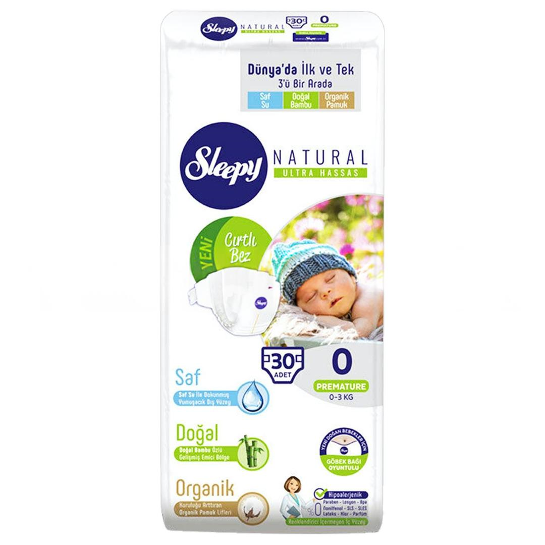 Sleepy Natural Premature 0 Beden 30'lu