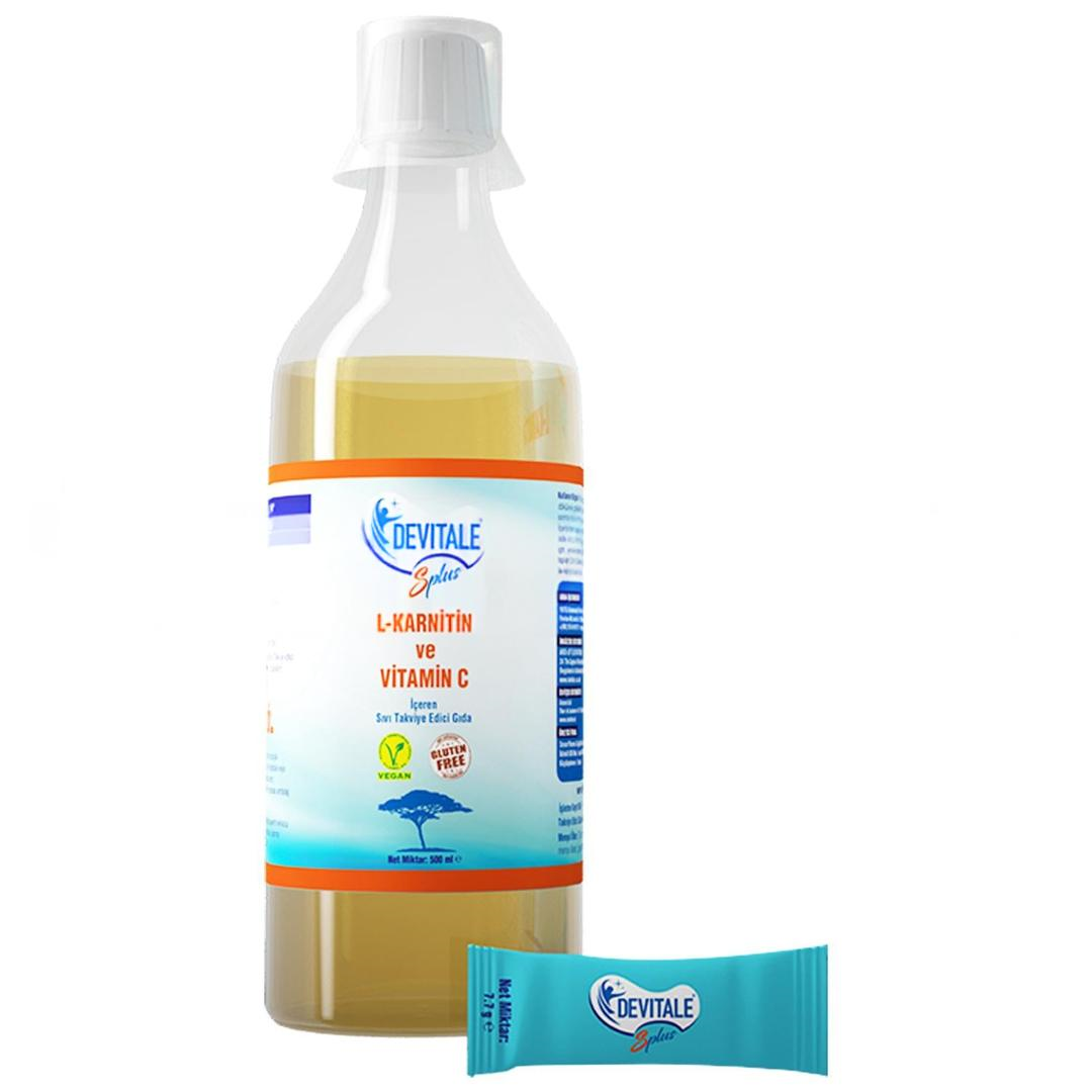 Devitale Splus L-Karnitin & Vitamin C İçeren Sıvı Takviye Edici Gıda 500 ml