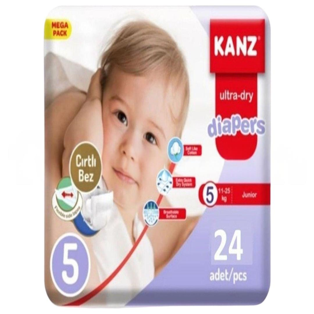 Kanz Klasik Bebek Bezi Mega Junior 5 Beden 48'li