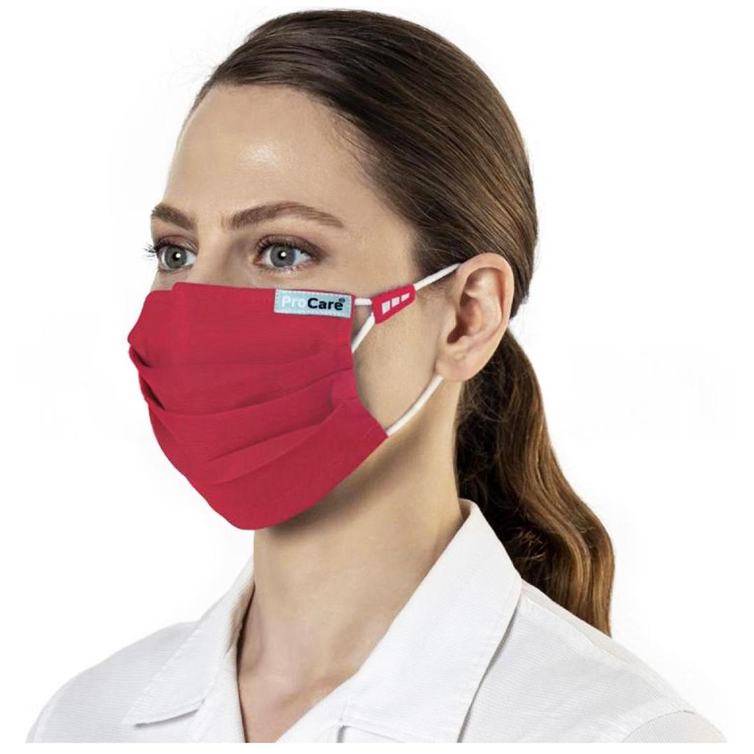 Procare M90 Tam Koruma Yeniden Kullanılabilir Kırmızı Bez Telli Small