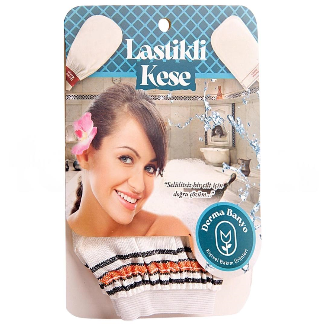 Derma Banyo Krep Lastikli Kese