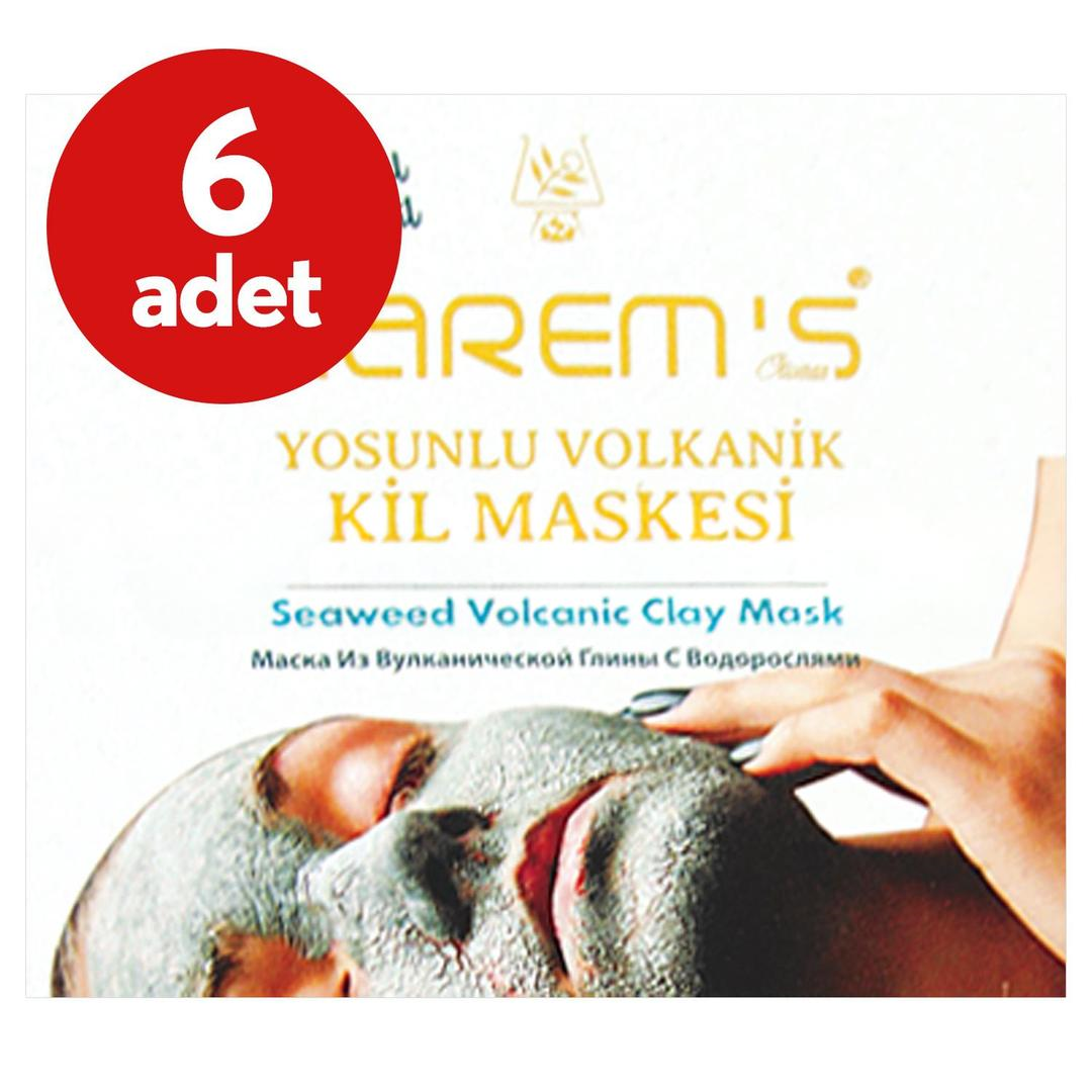 Harem's Yosunlu Kil Maske 150 gr - 6 Adet