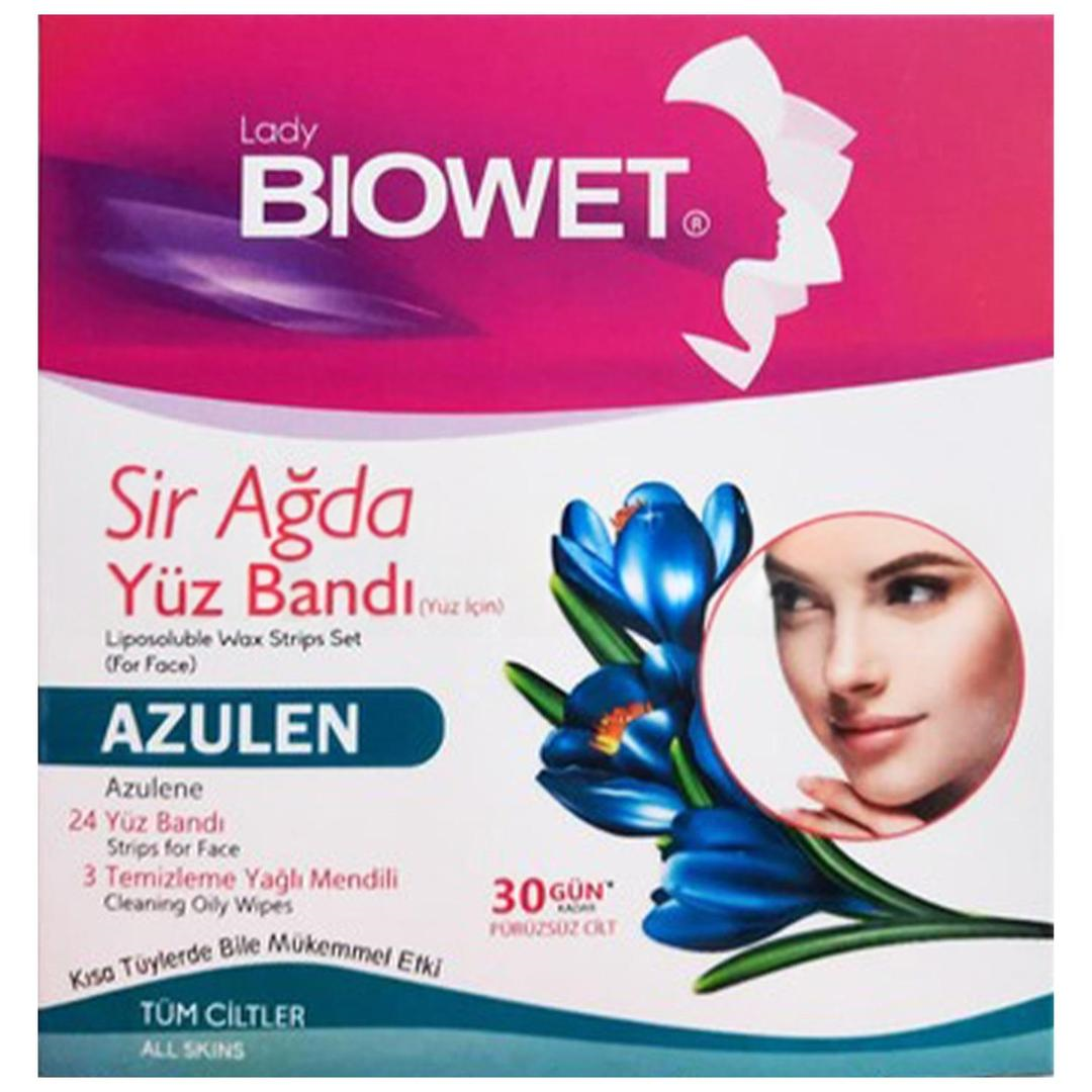 Biowet Yüz Sir Ağda Bandı Azulen 27'li