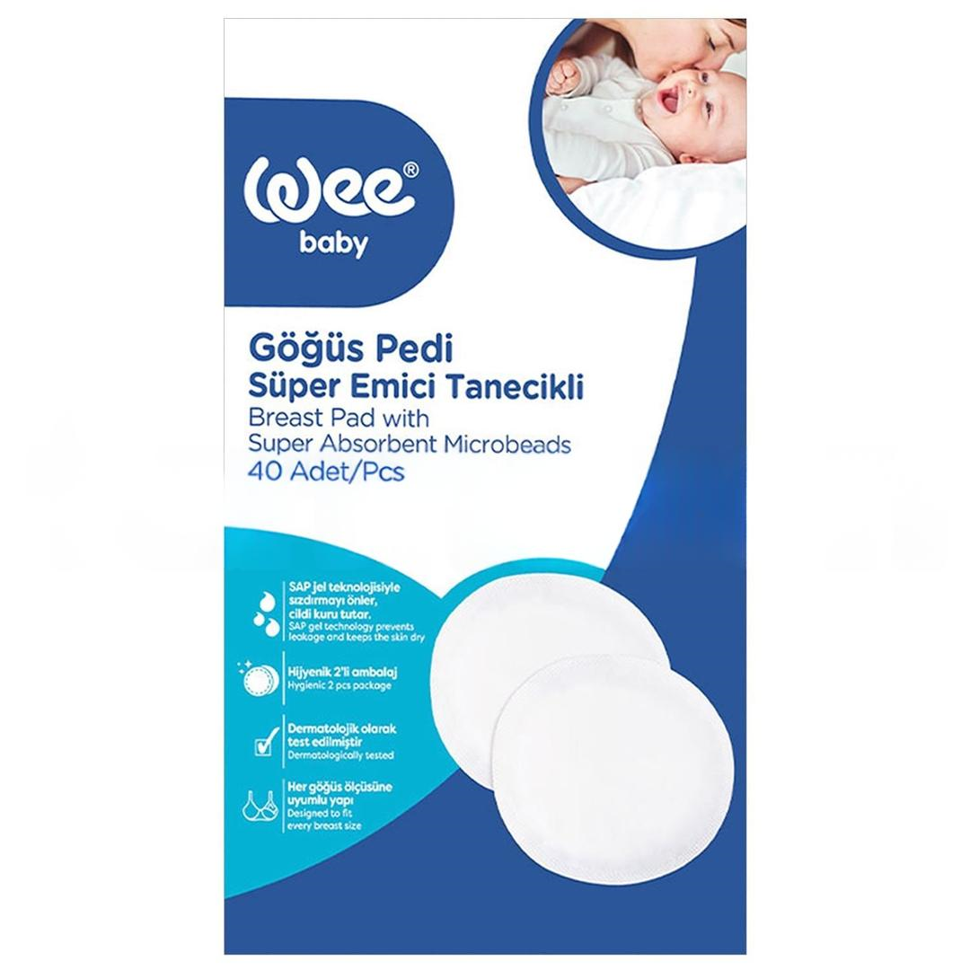 Wee Baby 132 Göğüs Pedi Klasik 40'lı