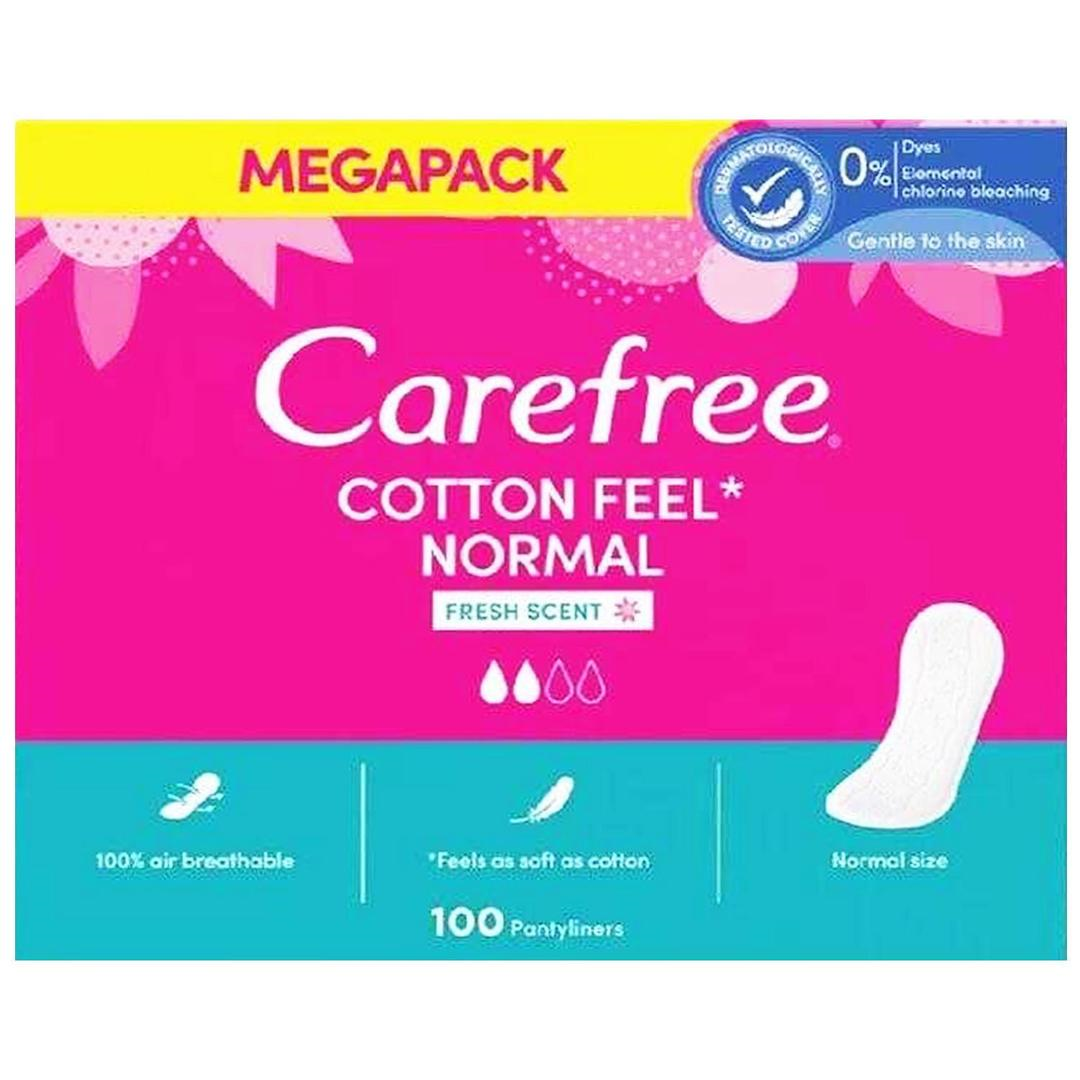 Carefree Cotton Feel Normal Parfümlü Günlük Ped 100'lü
