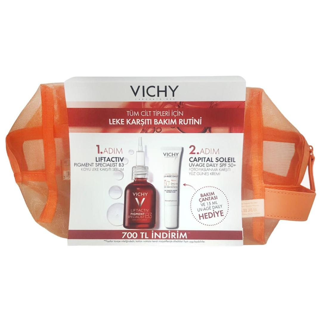Vichy Liftactiv Specialist Set - B3 Serum 30 ml + Capital Soleil Uv Age Daily SPF50 15 ml