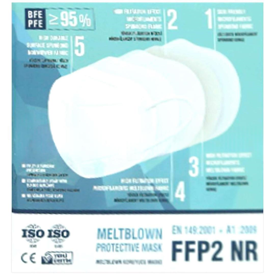 E-Sante Tekli Paketlenmiş N95 Maske FFP2 10'lu Kutu