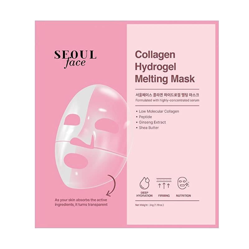 Dermal Korea Seoul Face Collagen Hydrogel Eriyen Yüz Maskesi 34 gr