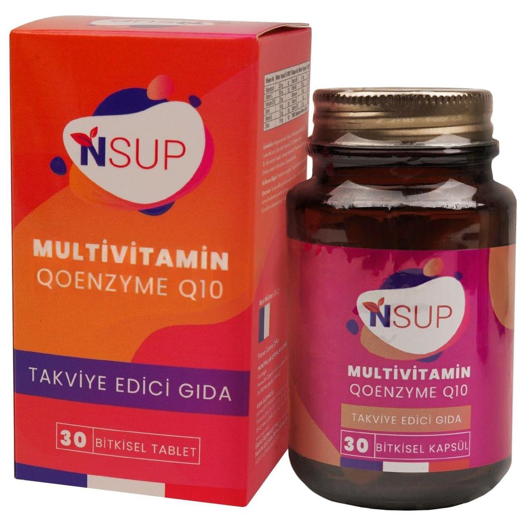 NSUP Multivitamin & Mineral Co-Q10 30 V-Kapsül