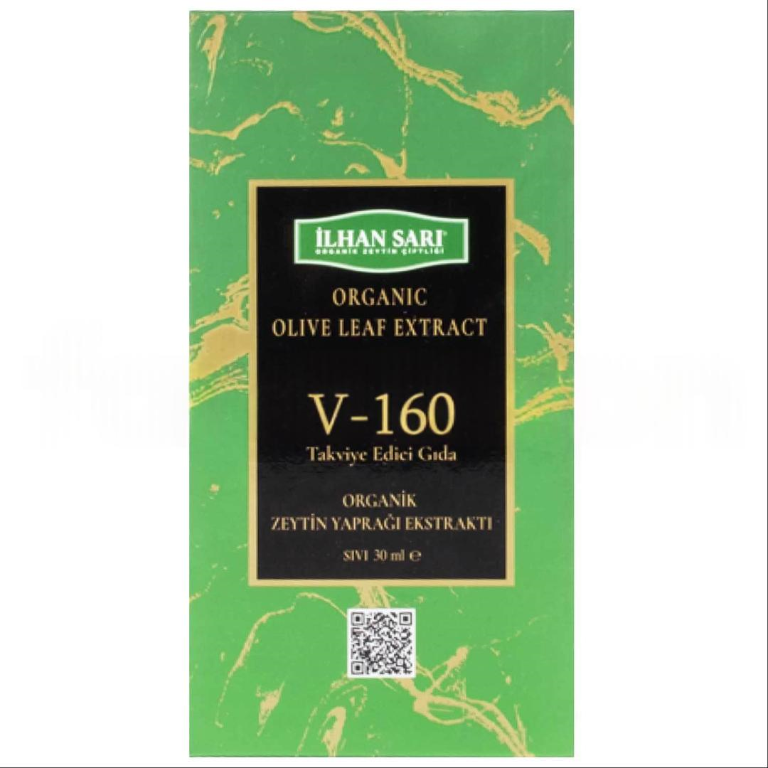 İlhan Sarı V-160 Organik Zeytin Yaprağı Ekstraktı 30 ml