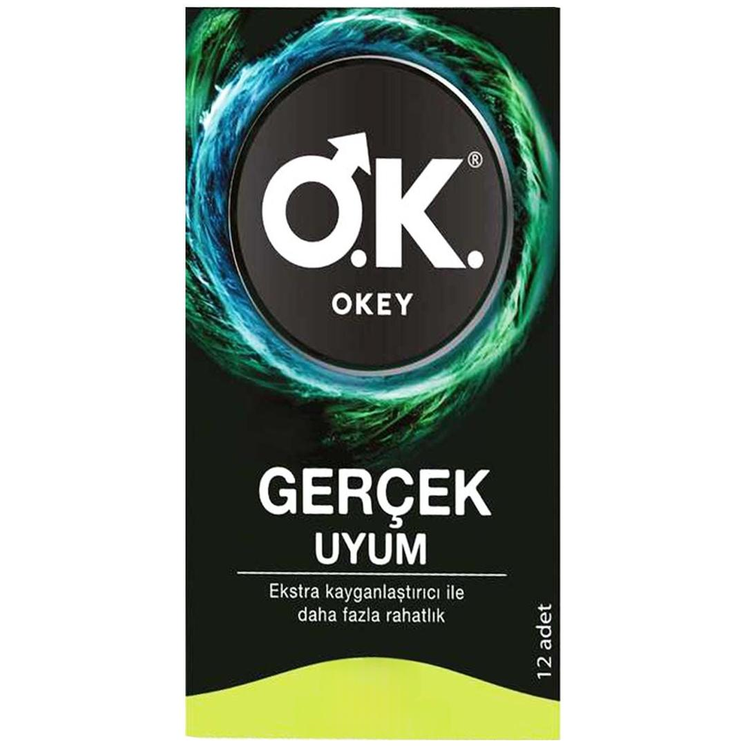 Okey Prezervatif Gerçek Uyum 12'li