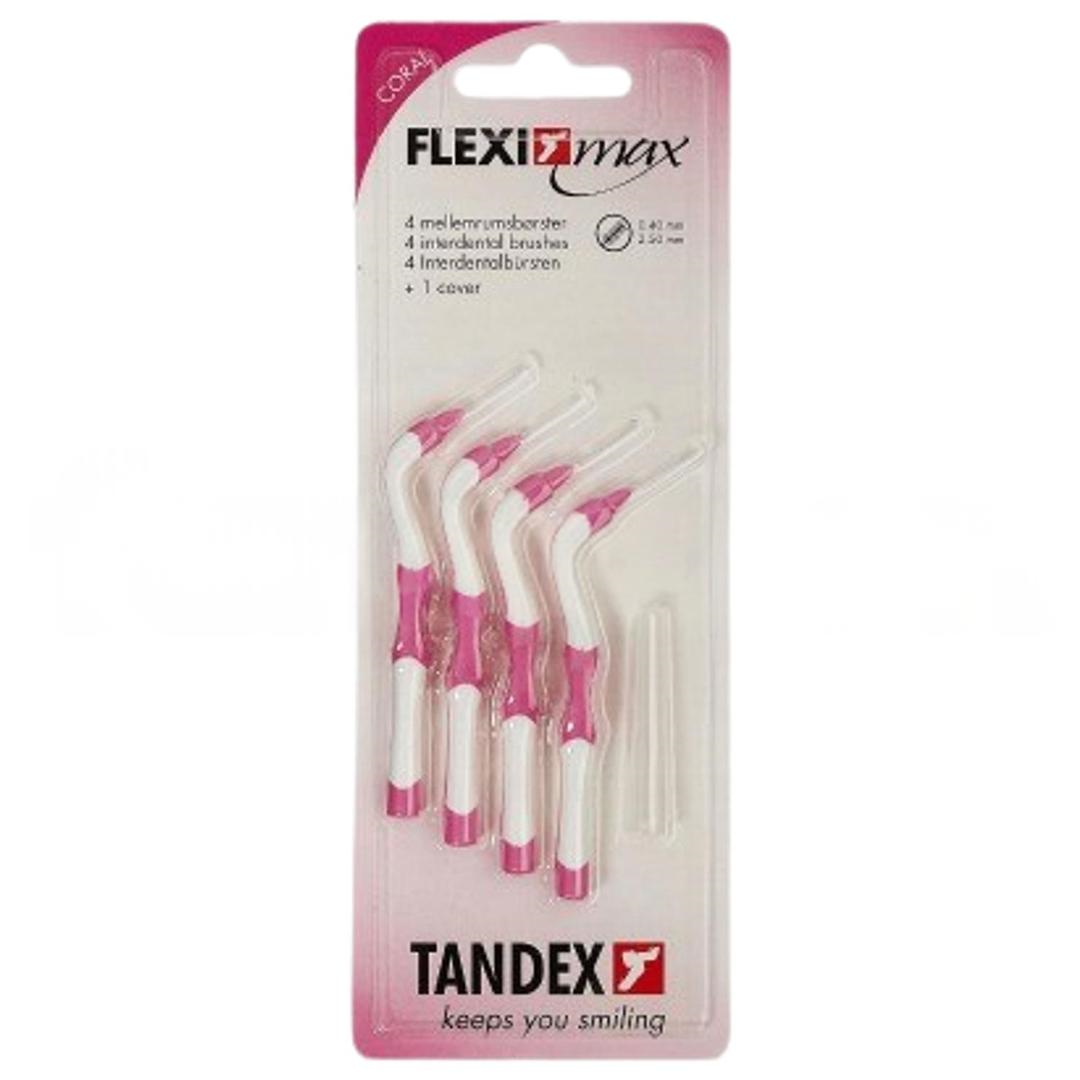 Tandex Flexi Max Diş Arayüz Fırçası Coral 0,4 mm 4'lü