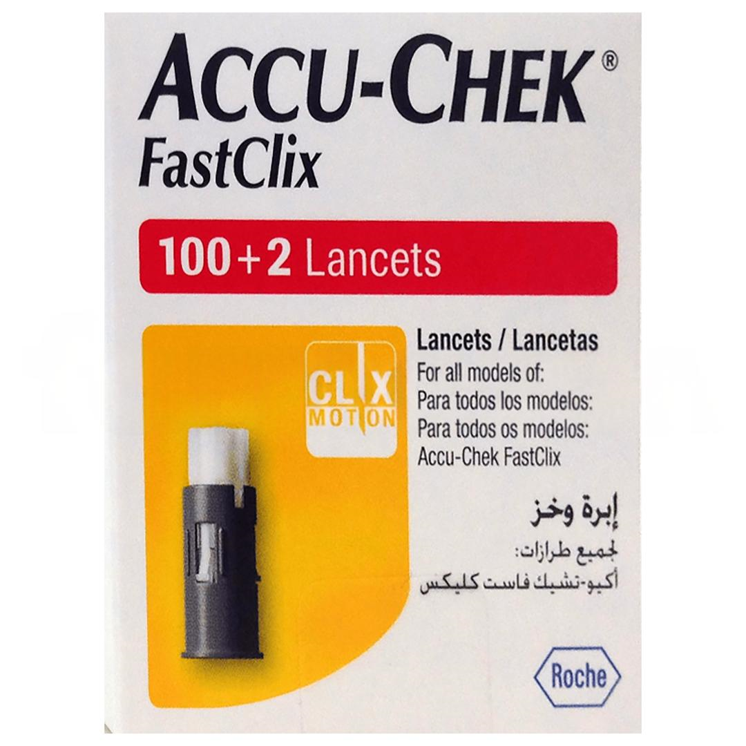 Accu-Chek Fastclix 100+2 Lancets