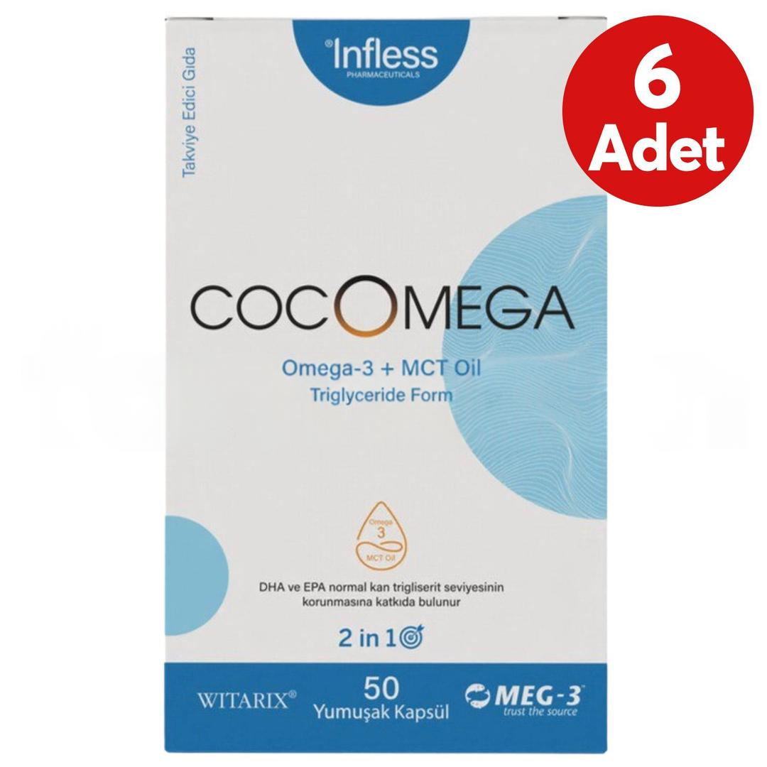 Infless Cocomega 50 Kapsül 6'lı Avantaj Paketi