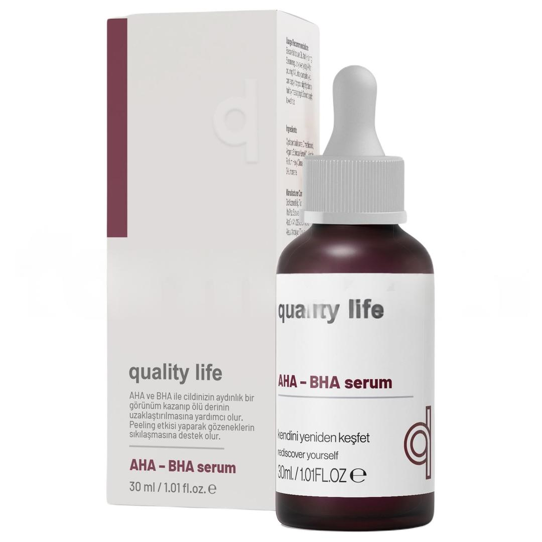 Quality Life Aha Bha Serum Kırmızı Peeling %10 Aha %2 Bha Glikolik 30 ml