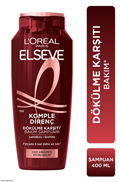 Elseve Komple Direnç Dökülme Karşıtı 400 ml Şampuan