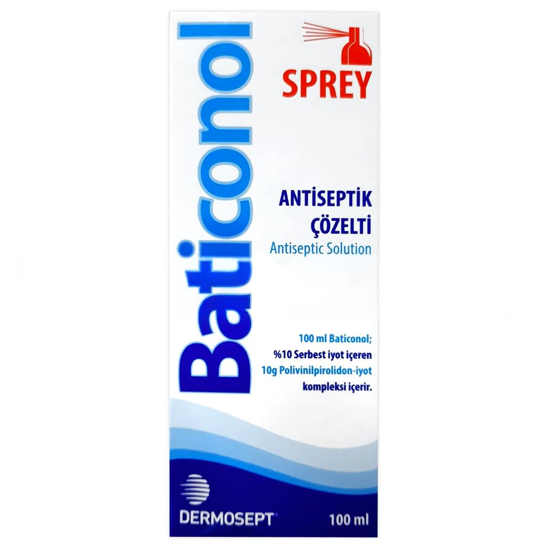 Dermosept Baticonol Antiseptik Çözelti Sprey 100 ml