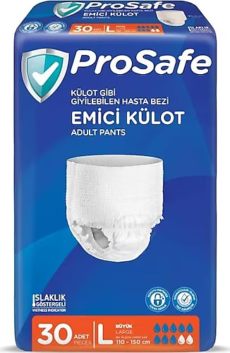 HASTA BEZI PROSAFE PHARMA EMICI KULOT LARGE 30 LU