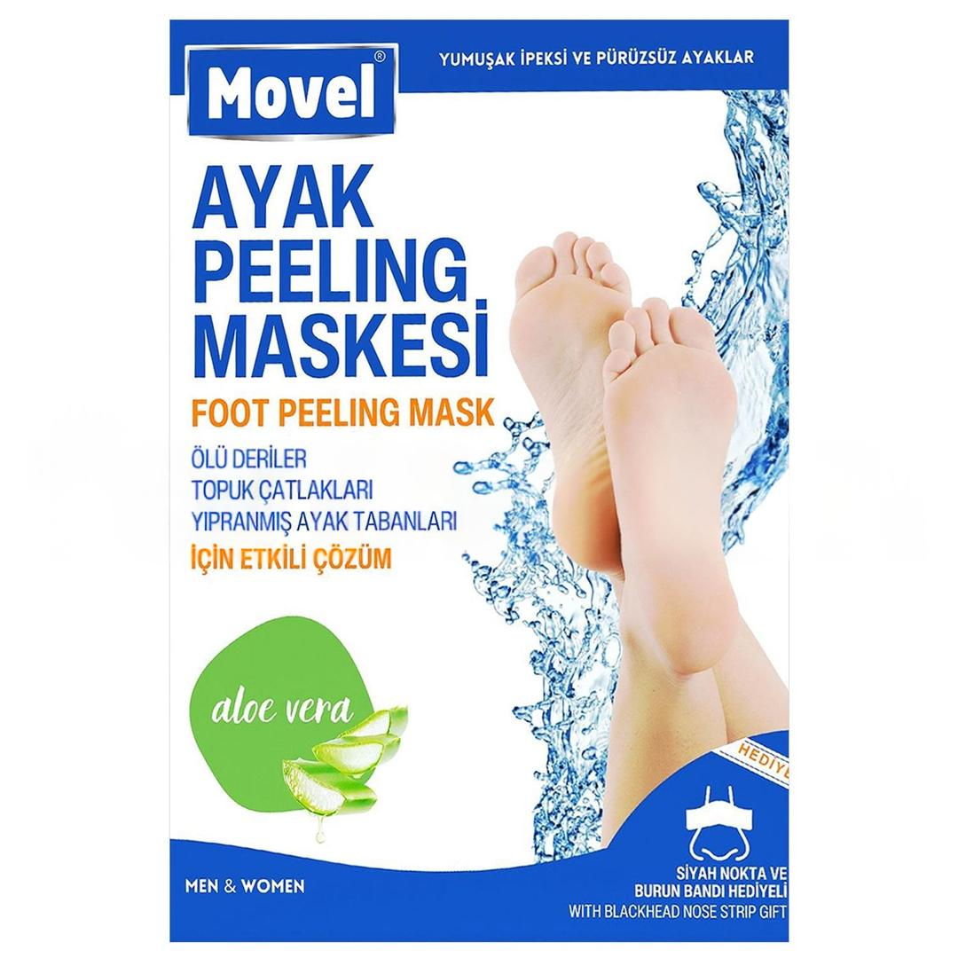 Movel Ayak Peeling Maskesi Aloe Veralı