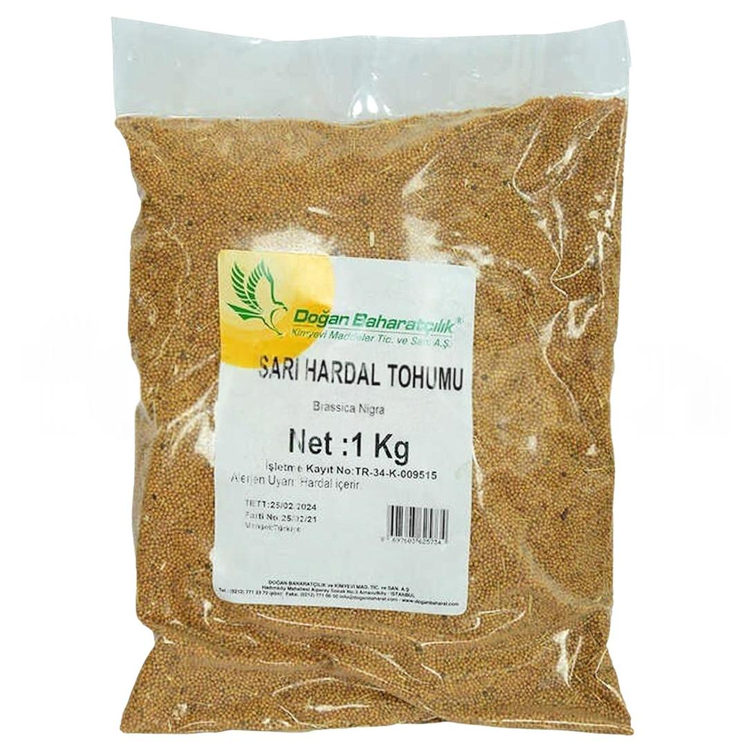 Doğan Hardal Tohumu Tane Doğal Sarı 1000 gr