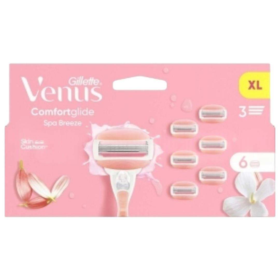 Gillette Venus Comfort Glide Spa Breeze 6 Adet Yedek Bıçak