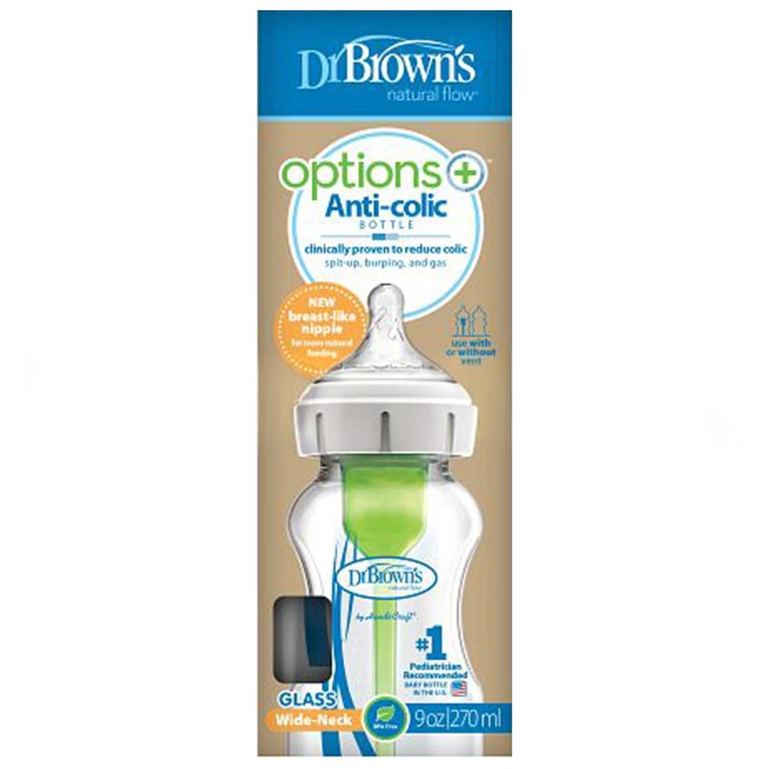Dr. Brown's DB91700 Geniş Ağız Cam Biberon 9 OZ 270 ml