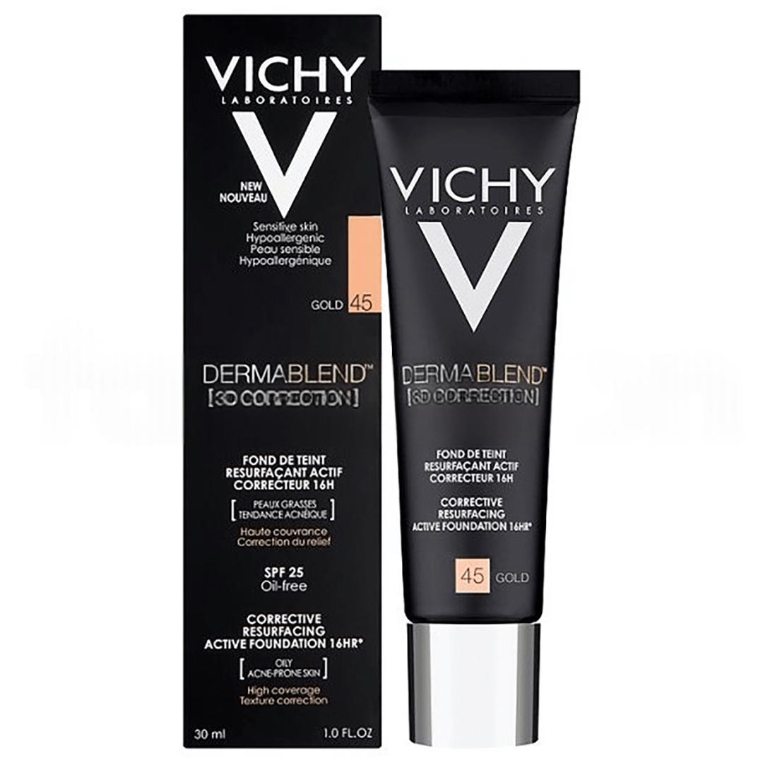 Vichy Dermablend 3 Boyutlu Düzeltici Fondöten 30 ml - 45 Gold