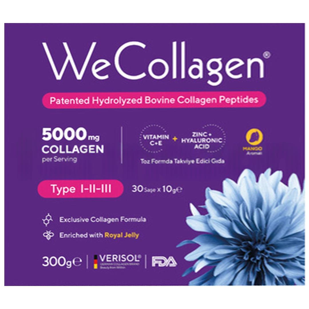Wecollagen Tip I-II-III Toz Kolajen Saşe 30'lu 10 gr