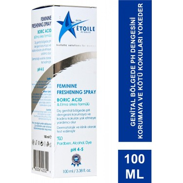 ETOILE FEMININE FRESHENING SPRAY 100ML