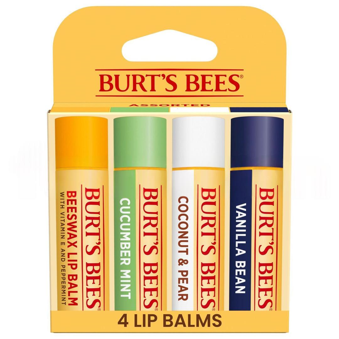 Burt's Bees Lip Balm Assorted 4,25 gr - 4'lü Pack