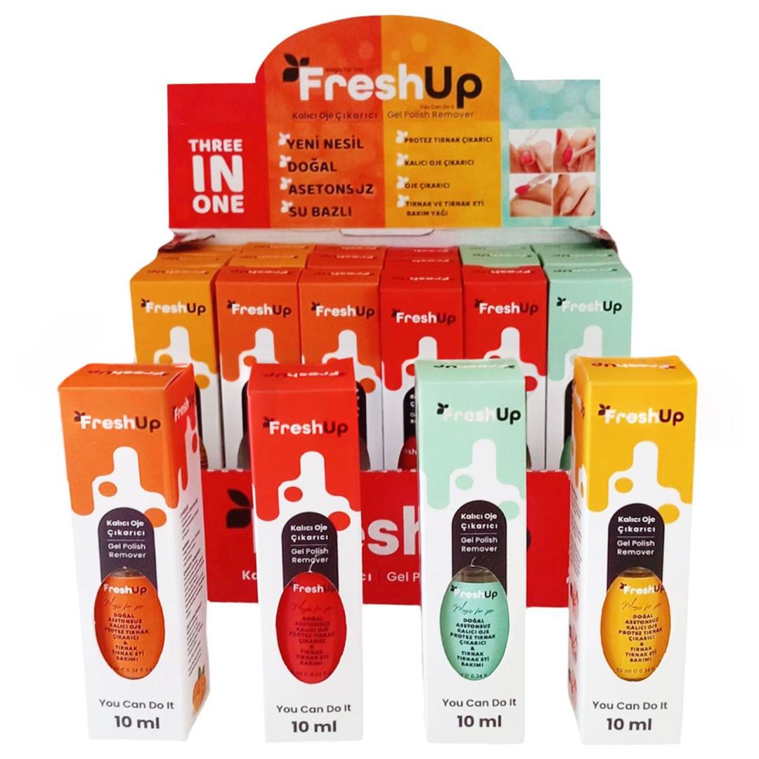 Freshup Kalıcı Oje Çıkarıcı 10 ml 24'lü
