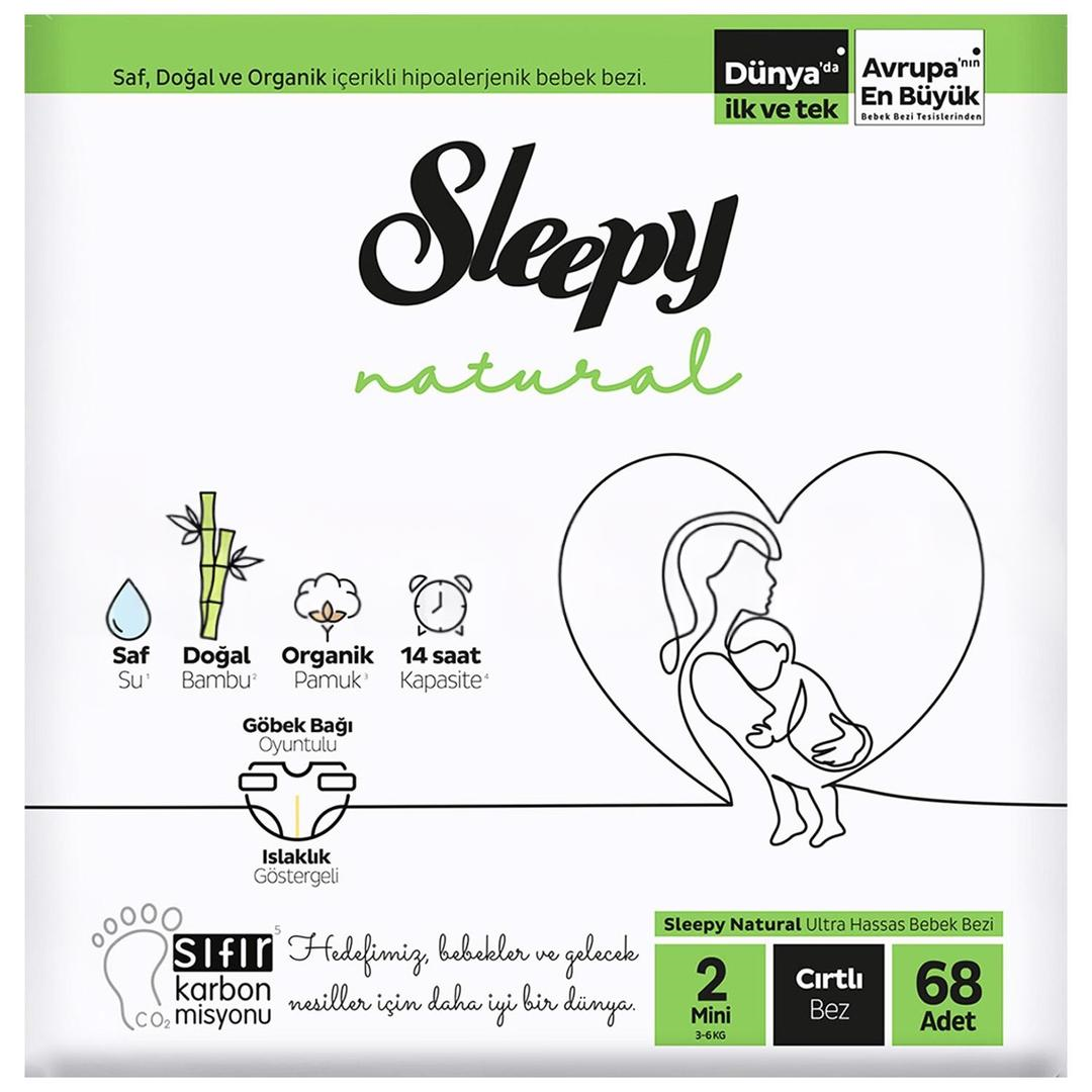 Sleepy Natural Bebek Bezi No: 2 68'li