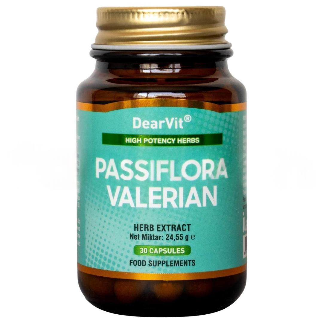 Dearvit Passiflora Valerian 30 Kapsül