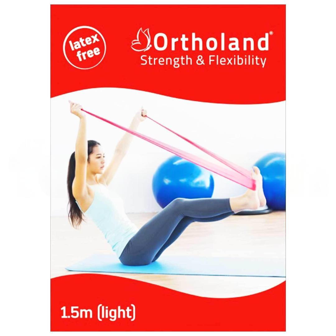 Ortholand Light Egzersiz Bandı 1,5 m - Kırmızı