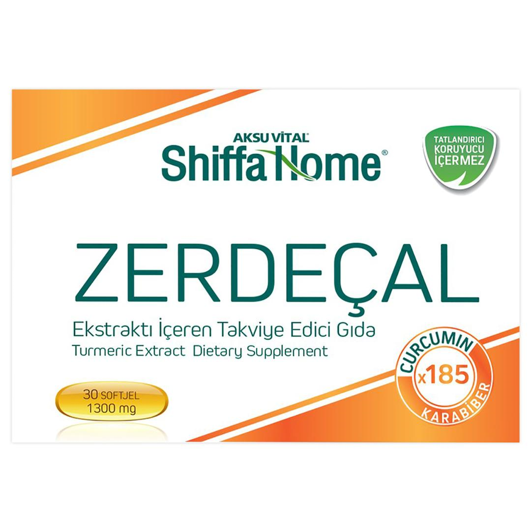 Shiffa Home Zerdeçal Curcumin 1300 mg 30 Yumuşak Kapsül