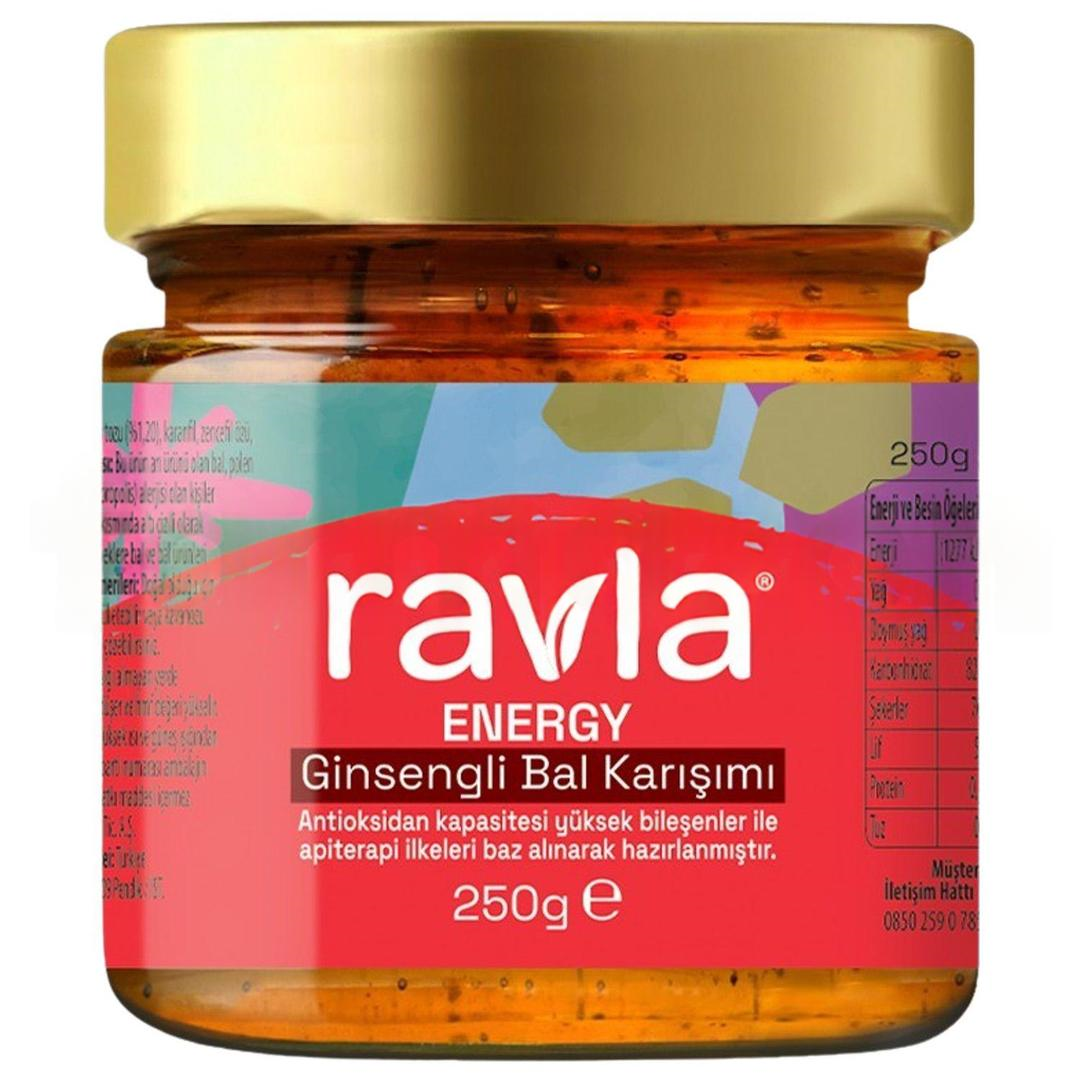 Ravla Energy Ginsengli Bal Karışım 250 gr
