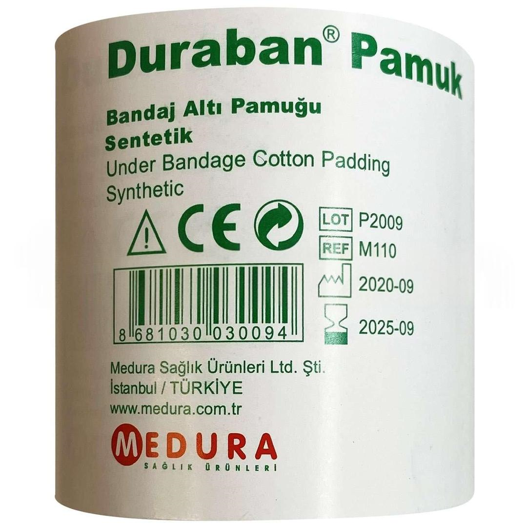 Duraban Lenf Ödem Bandaj Altı Pamuğu 6 cm x 3 m