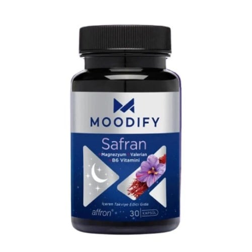 MOODIFY SAFRAN 5 HTP VALERİN VİTAMİN B6 30 KAPSÜL