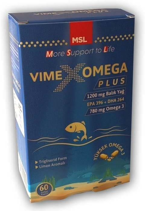 Msl Vimex Omega Plus 60 Kapsül