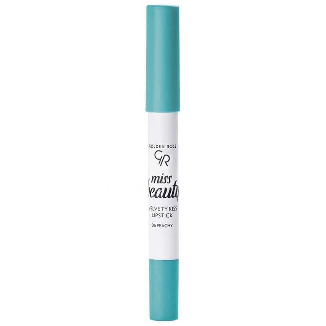 Golden Rose Miss Beauty Velvety Kiss Lipstick - 06 Peachy