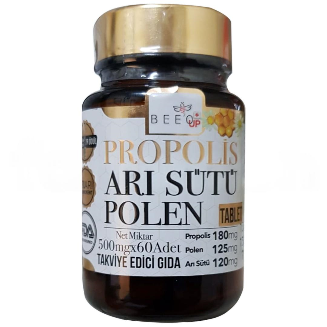 Bee'o Up Propolis Arı Sütü Polen Yetişkin 60 Tablet