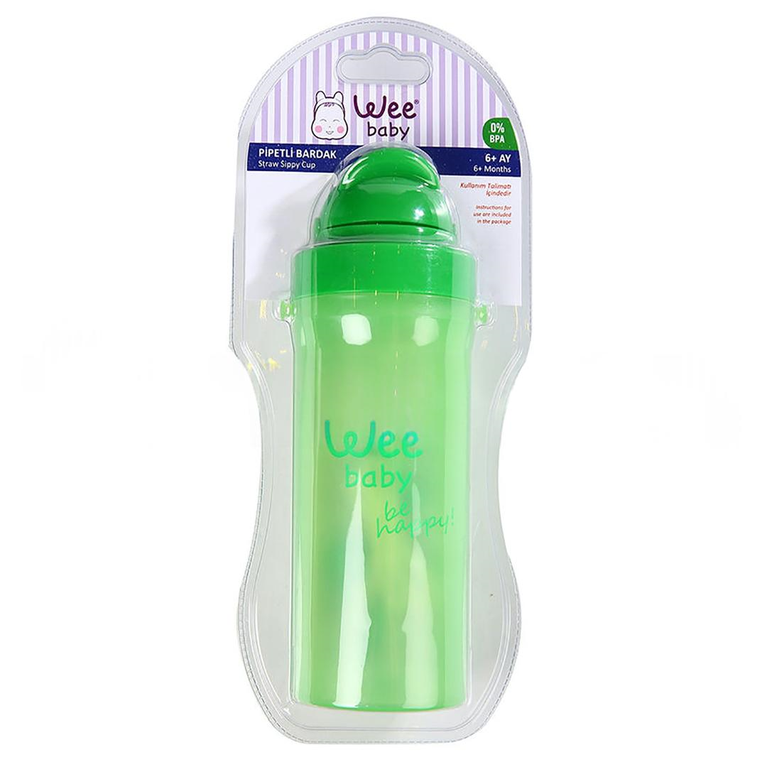Wee Baby 896 Pipetli Bardak 300 ml - Yeşil