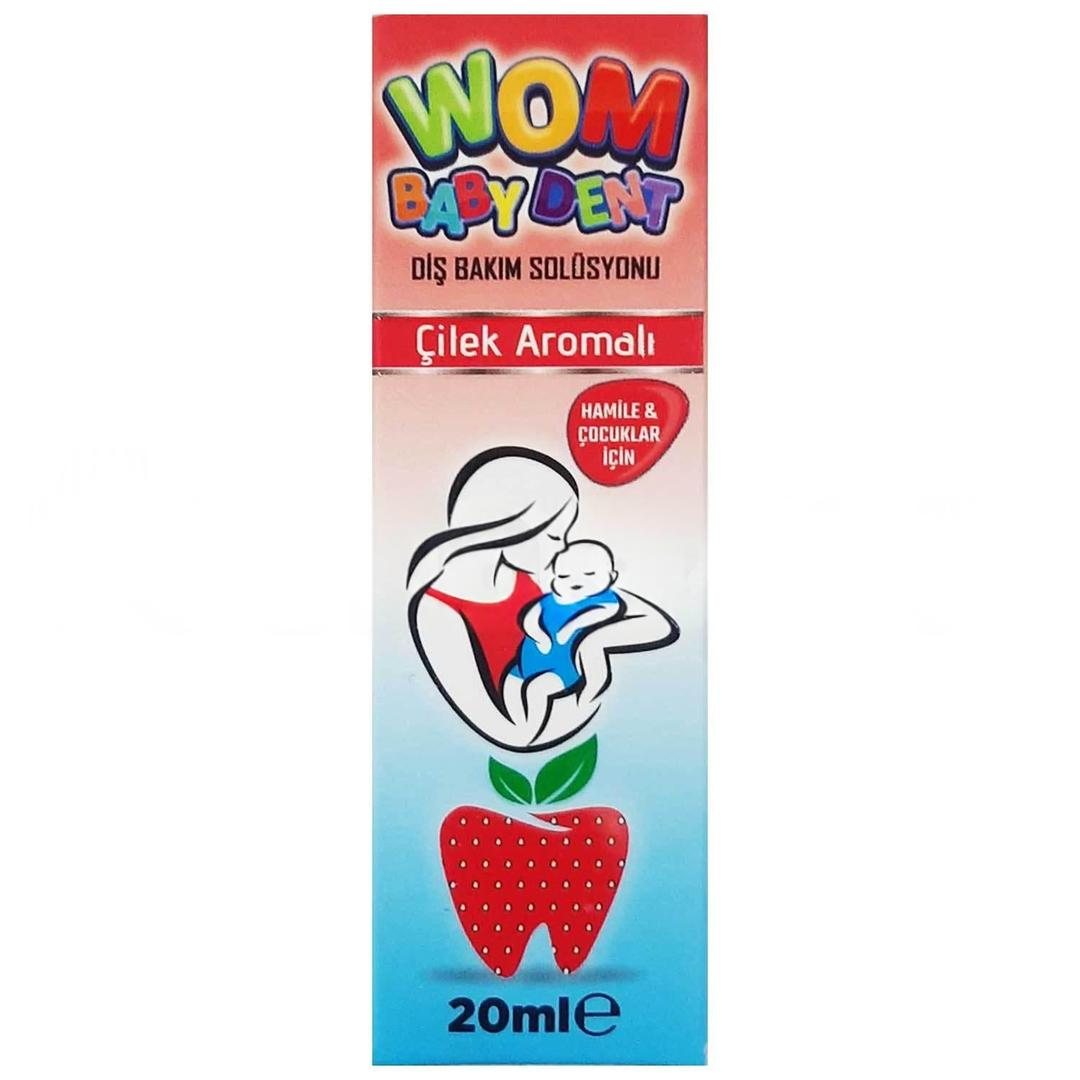 Wom Baby Dent Çilek Aromalı Diş Bakım Solüsyonu 20 ml