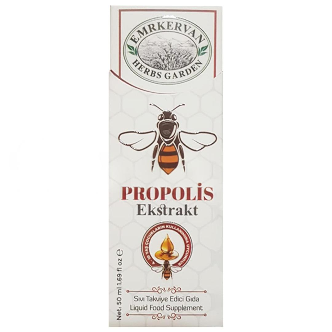 Emr Kervan Herbs Garden Propolis Eksrakt Sıvı Takviye Edici Gıda 50 ml