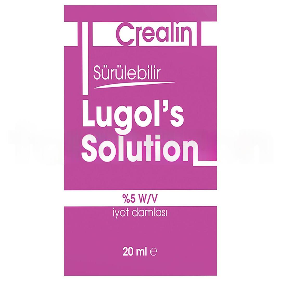 Crealin İyot Kafesi İçin Sürülebilir Lugol Solution %5 20 ml